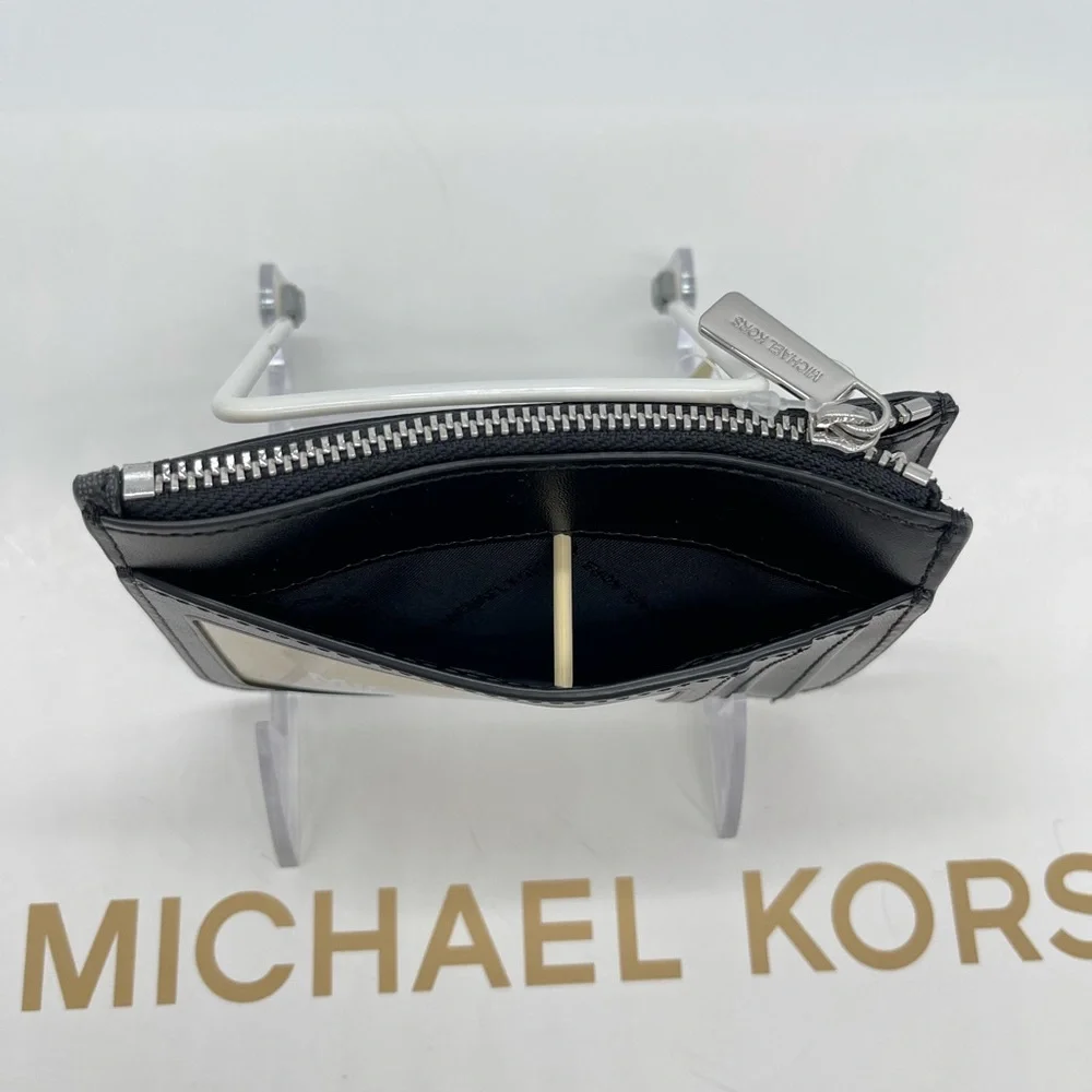 Michael Kors Small TZ Coinpouch w/ID Black